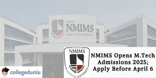 NMIMS Opens M.Tech Admissions 2025; Apply Before April 6